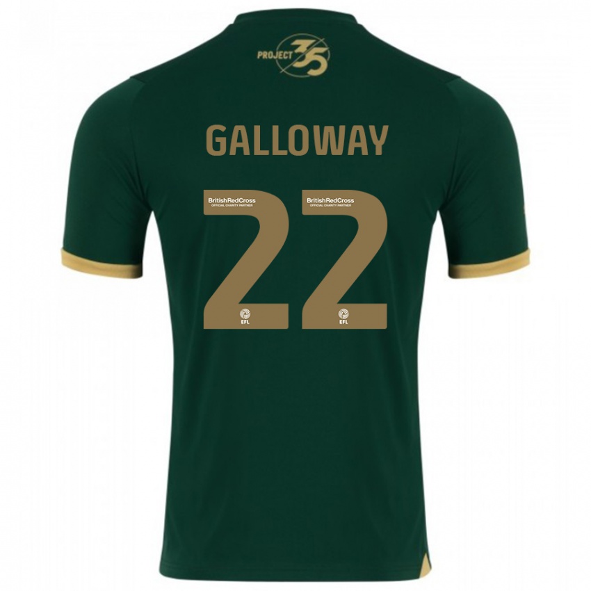 Niño Camiseta Brendan Galloway #22 Verde 1ª Equipación 2023/24 La Camisa