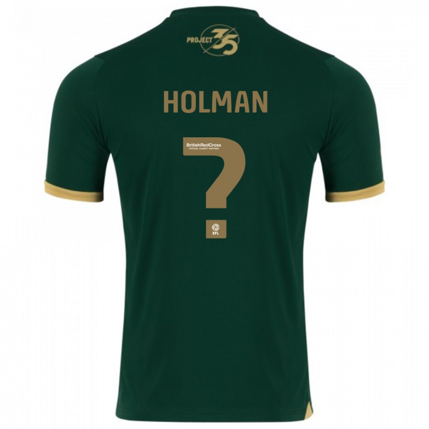 Niño Camiseta Daniel Holman #0 Verde 1ª Equipación 2023/24 La Camisa