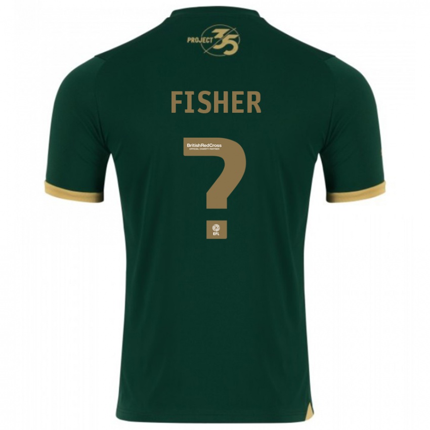 Niño Camiseta Cole Fisher #0 Verde 1ª Equipación 2023/24 La Camisa