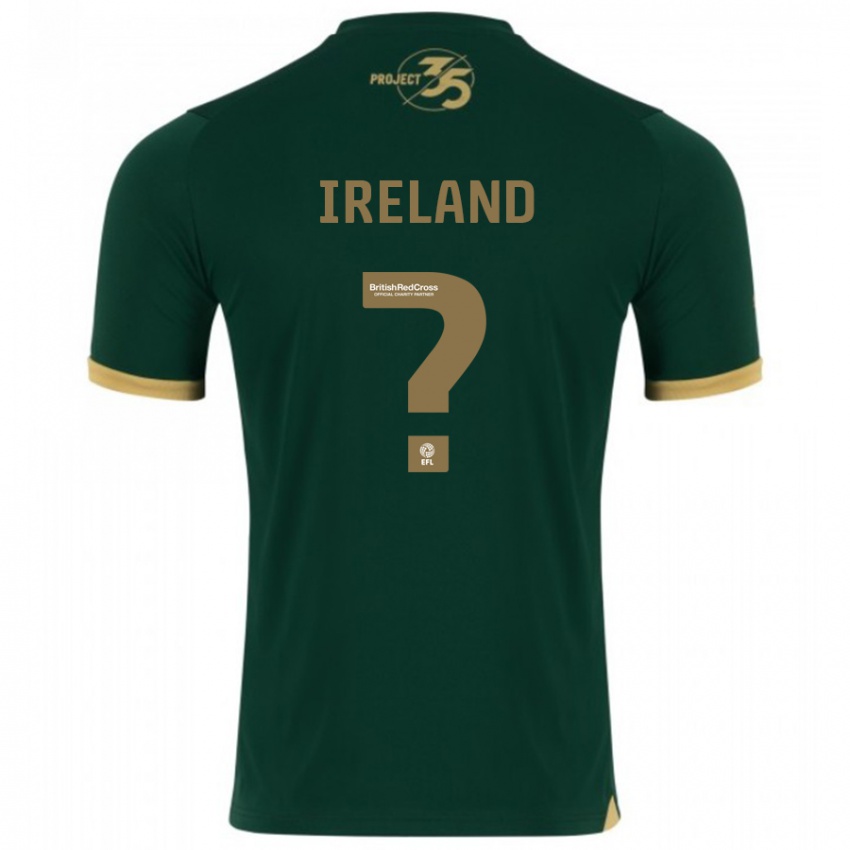 Niño Camiseta Jensen Ireland #0 Verde 1ª Equipación 2023/24 La Camisa