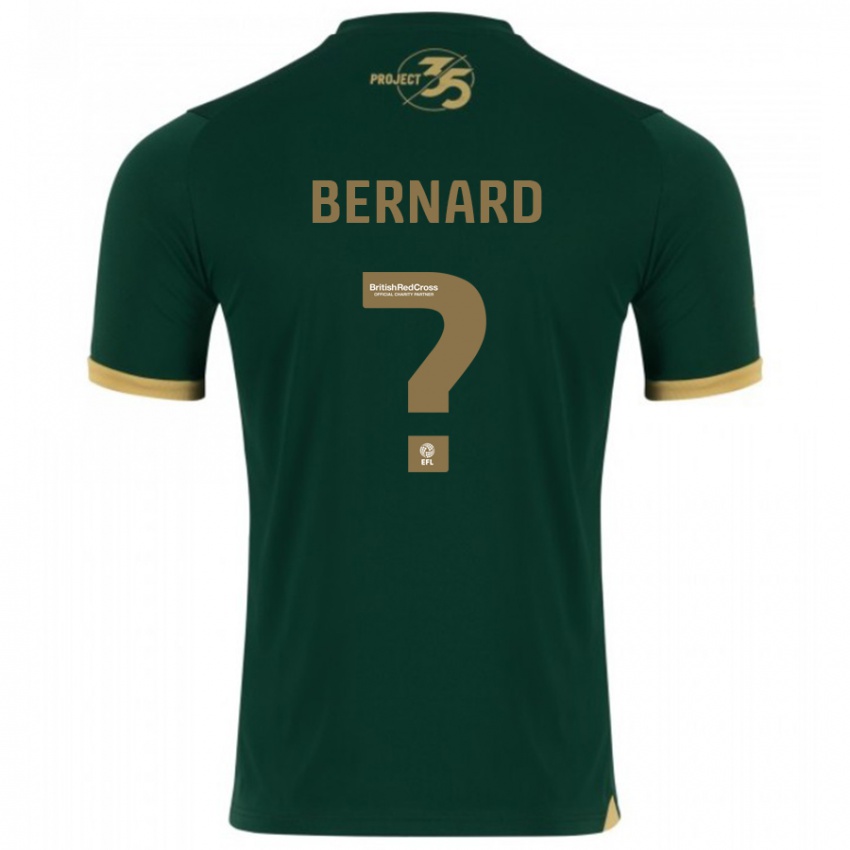 Niño Camiseta Josh Bernard #0 Verde 1ª Equipación 2023/24 La Camisa