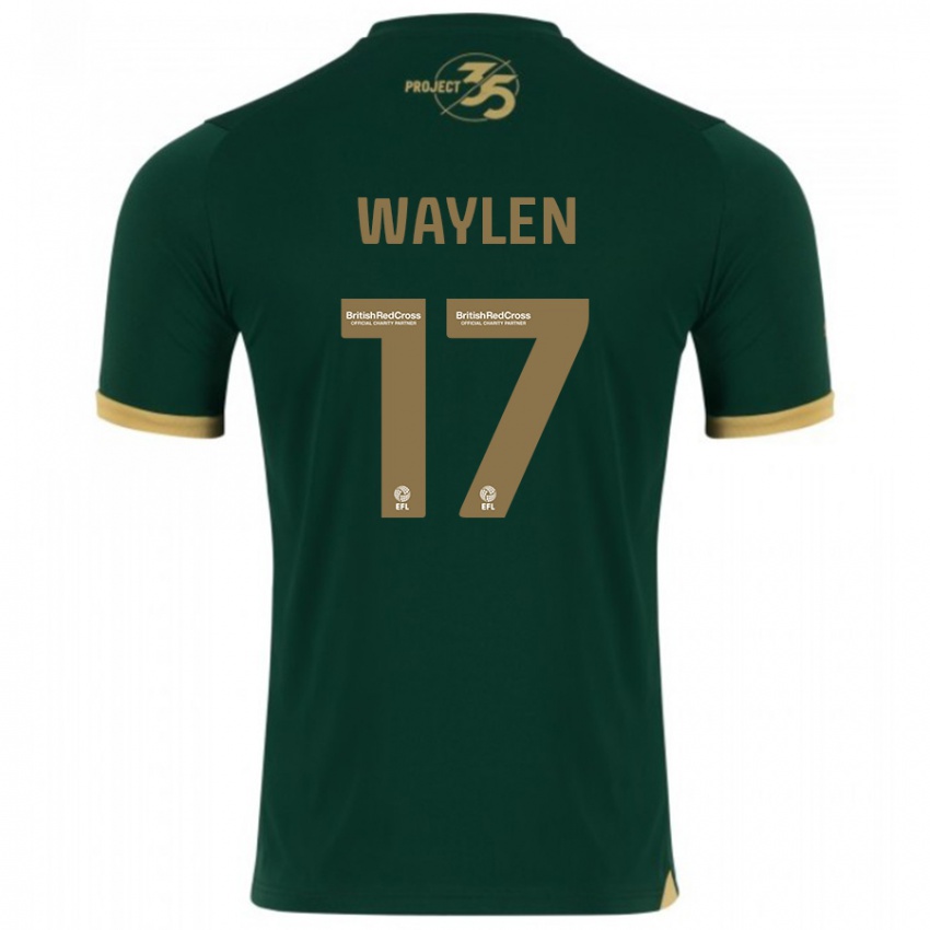 Niño Camiseta Libby Waylen #17 Verde 1ª Equipación 2023/24 La Camisa