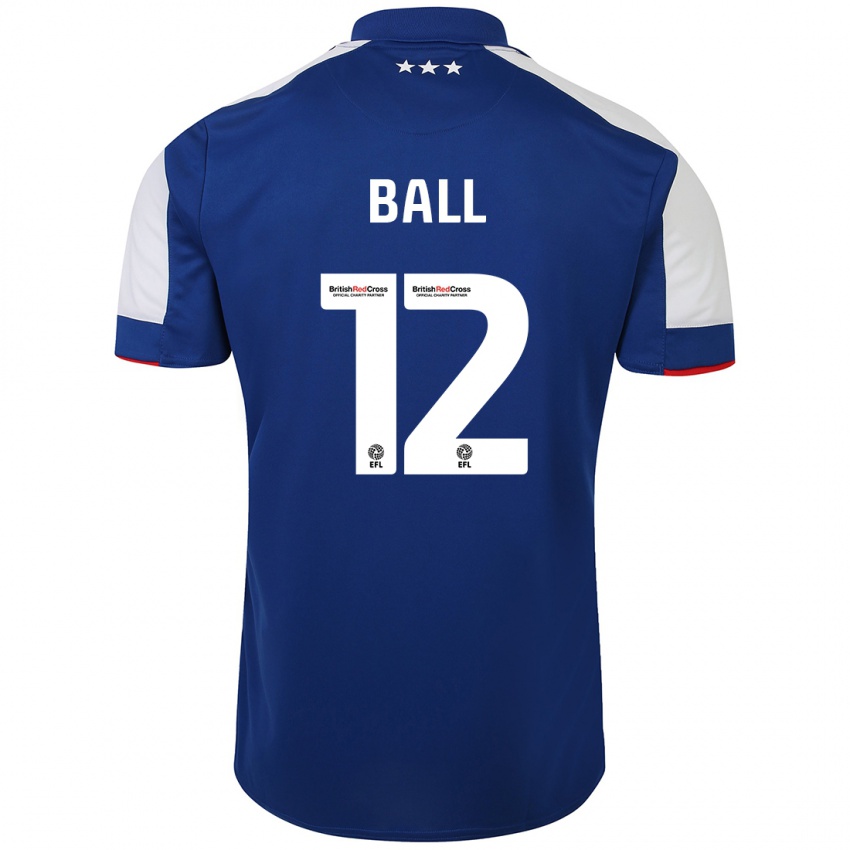 Niño Camiseta Dominic Ball #12 Azul 1ª Equipación 2023/24 La Camisa