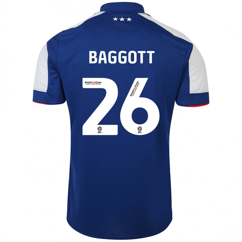 Niño Camiseta Elkan Baggott #26 Azul 1ª Equipación 2023/24 La Camisa