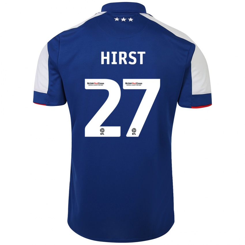 Niño Camiseta George Hirst #27 Azul 1ª Equipación 2023/24 La Camisa