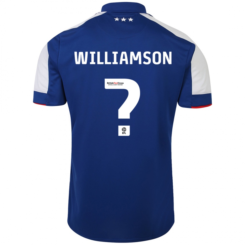 Niño Camiseta Woody Williamson #0 Azul 1ª Equipación 2023/24 La Camisa