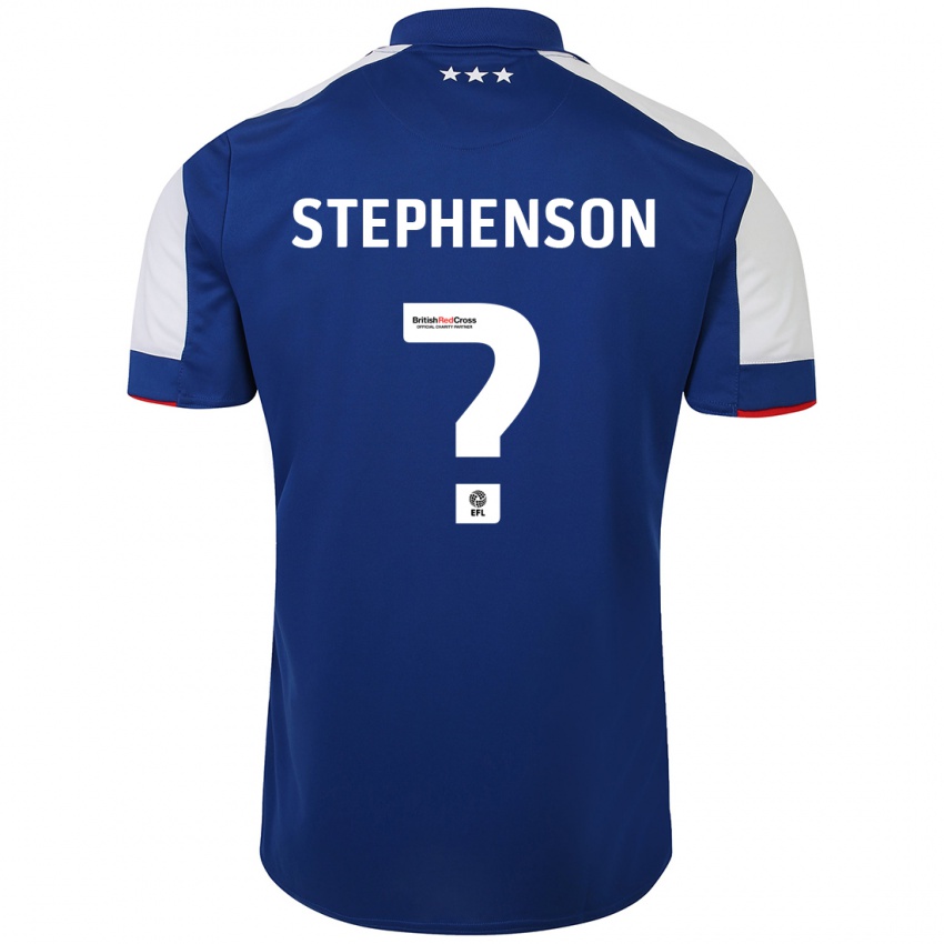 Niño Camiseta Sean Stephenson #0 Azul 1ª Equipación 2023/24 La Camisa