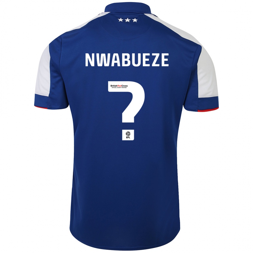 Niño Camiseta Jesse Nwabueze #0 Azul 1ª Equipación 2023/24 La Camisa