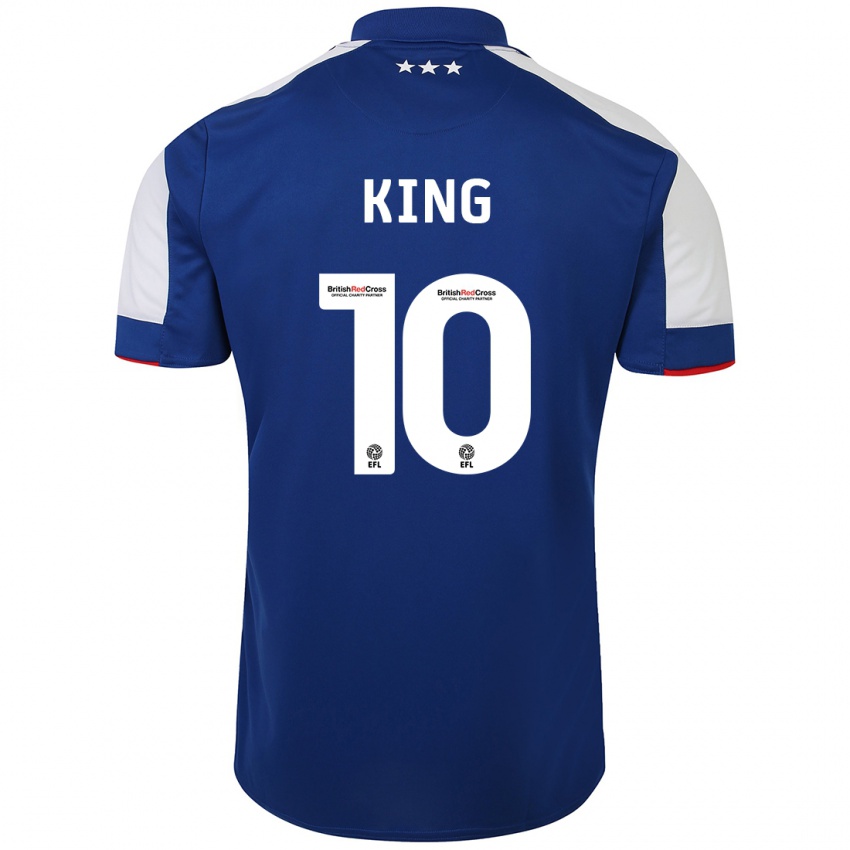 Niño Camiseta Eloise King #10 Azul 1ª Equipación 2023/24 La Camisa