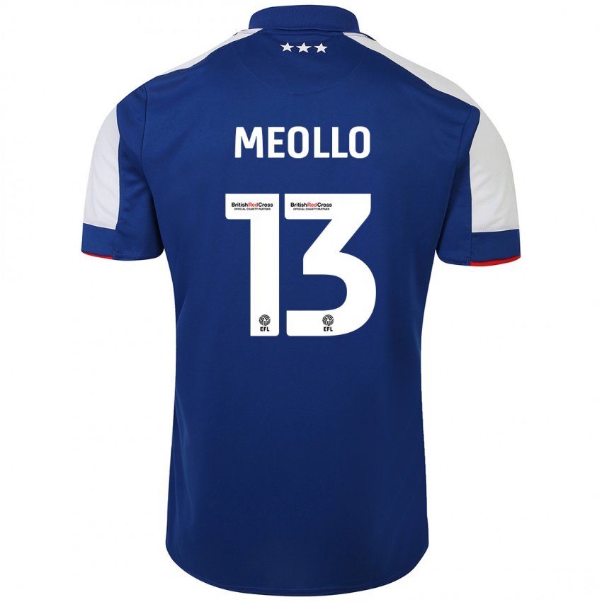 Niño Camiseta Nina Meollo #13 Azul 1ª Equipación 2023/24 La Camisa