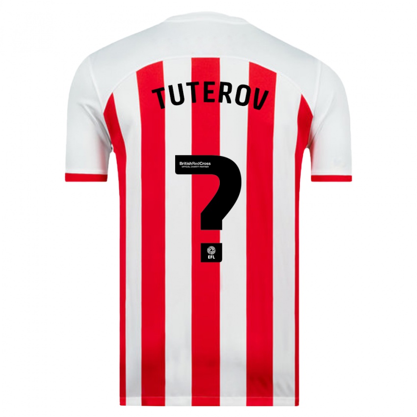 Niño Camiseta Timur Tuterov #0 Blanco 1ª Equipación 2023/24 La Camisa