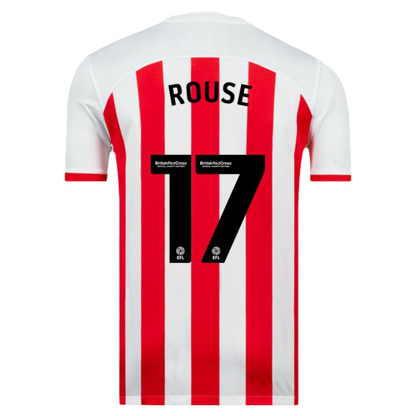 Niño Camiseta Mollie Rouse #17 Blanco 1ª Equipación 2023/24 La Camisa