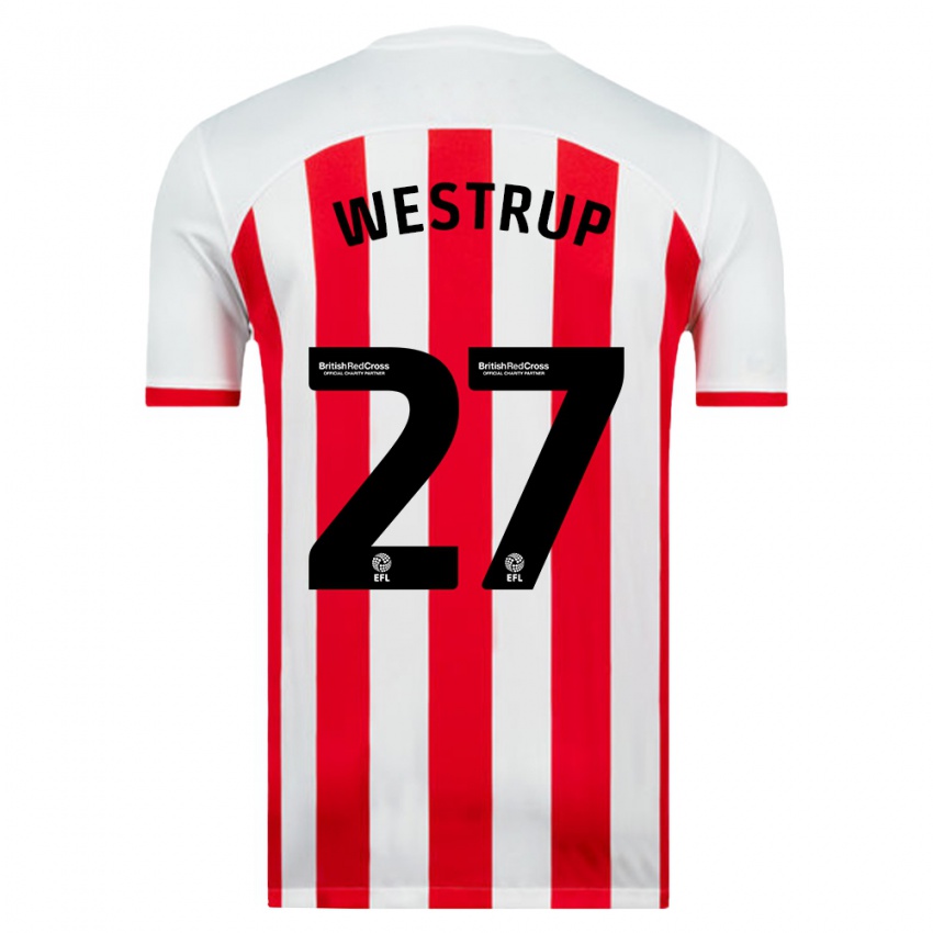 Niño Camiseta Brianna Westrup #27 Blanco 1ª Equipación 2023/24 La Camisa