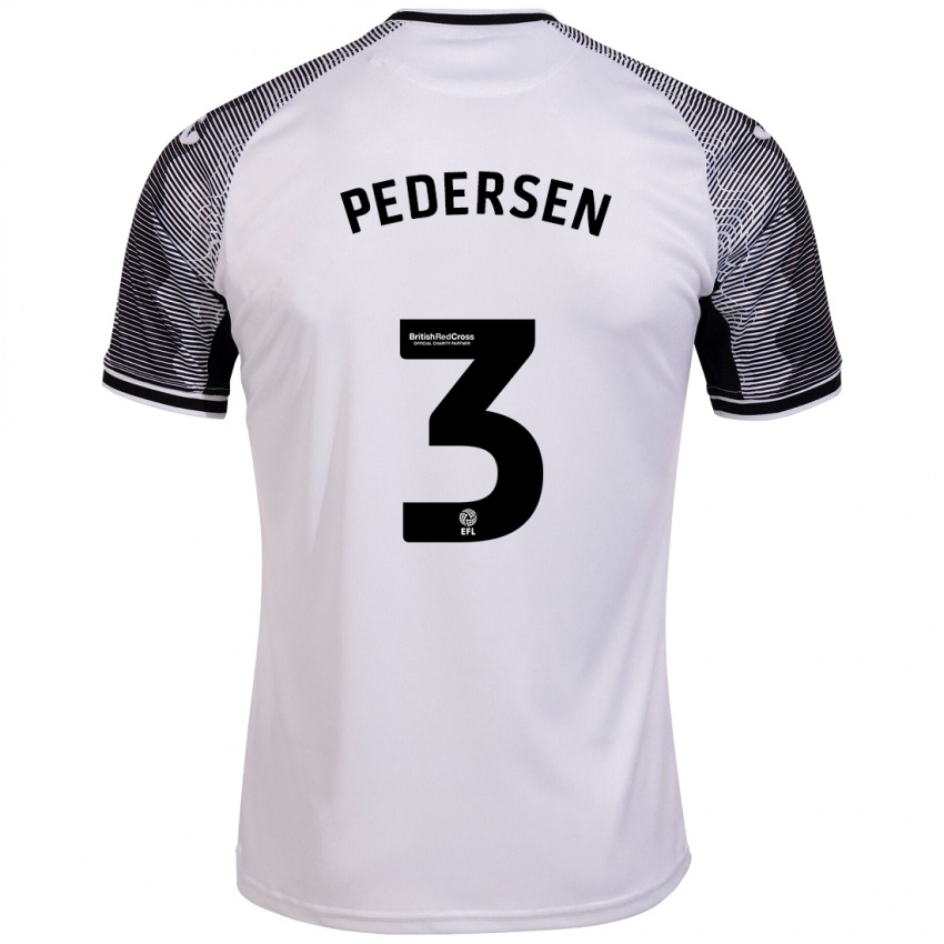 Niño Camiseta Kristian Pedersen #3 Blanco 1ª Equipación 2023/24 La Camisa