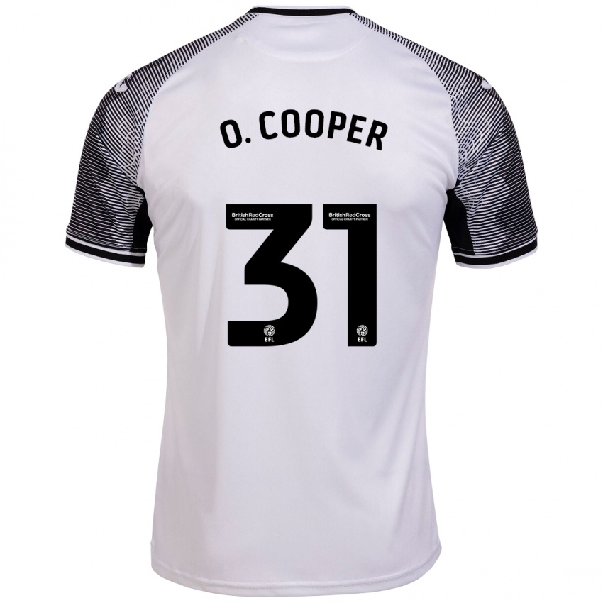 Niño Camiseta Oliver Cooper #31 Blanco 1ª Equipación 2023/24 La Camisa