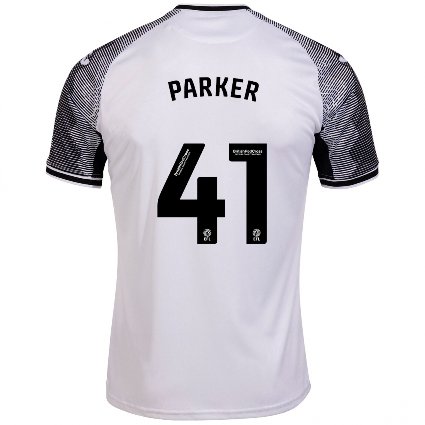 Niño Camiseta Sam Parker #41 Blanco 1ª Equipación 2023/24 La Camisa