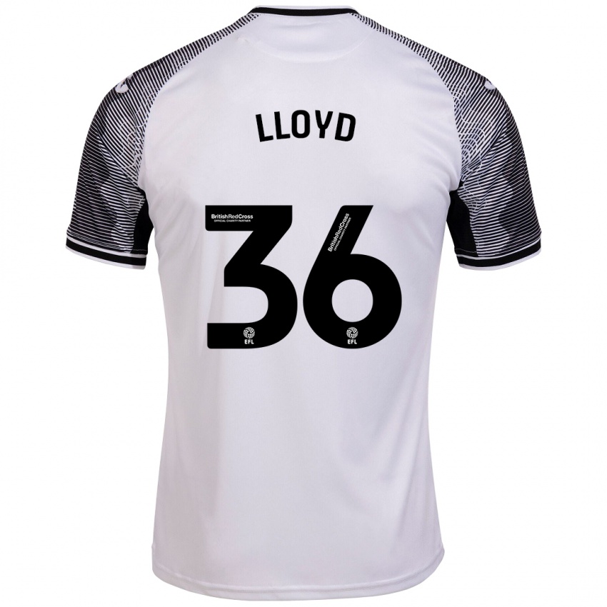 Niño Camiseta Ben Lloyd #36 Blanco 1ª Equipación 2023/24 La Camisa