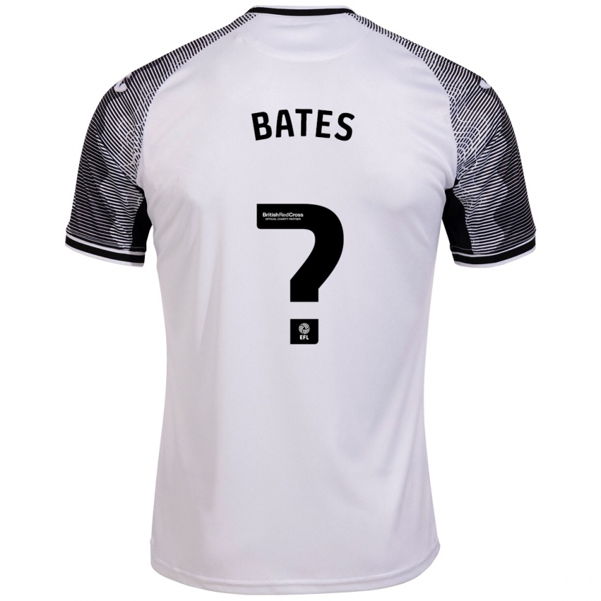 Niño Camiseta Mitchell Bates #0 Blanco 1ª Equipación 2023/24 La Camisa