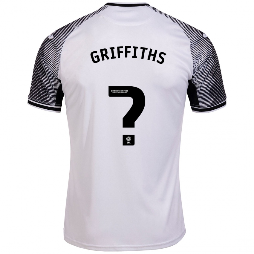 Niño Camiseta Ewan Griffiths #0 Blanco 1ª Equipación 2023/24 La Camisa