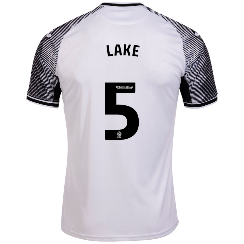 Niño Camiseta Ellie Lake #5 Blanco 1ª Equipación 2023/24 La Camisa