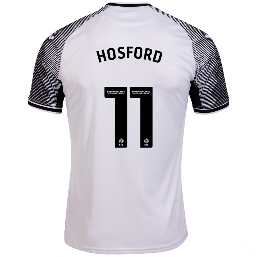 Niño Camiseta Katy Hosford #11 Blanco 1ª Equipación 2023/24 La Camisa