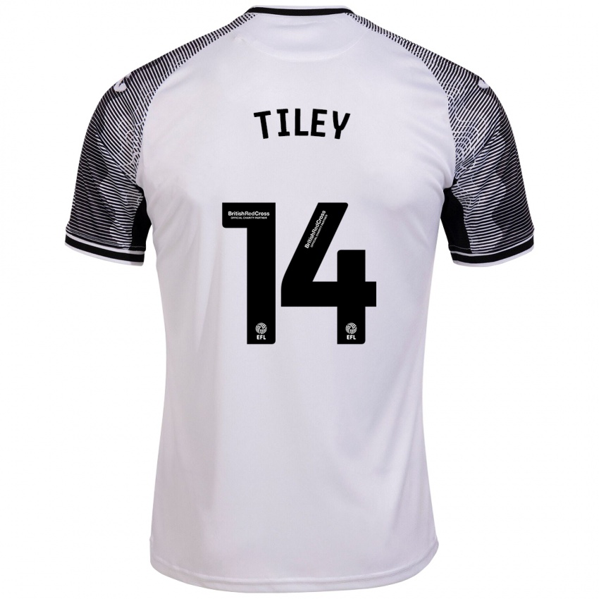 Niño Camiseta Chloe Tiley #14 Blanco 1ª Equipación 2023/24 La Camisa