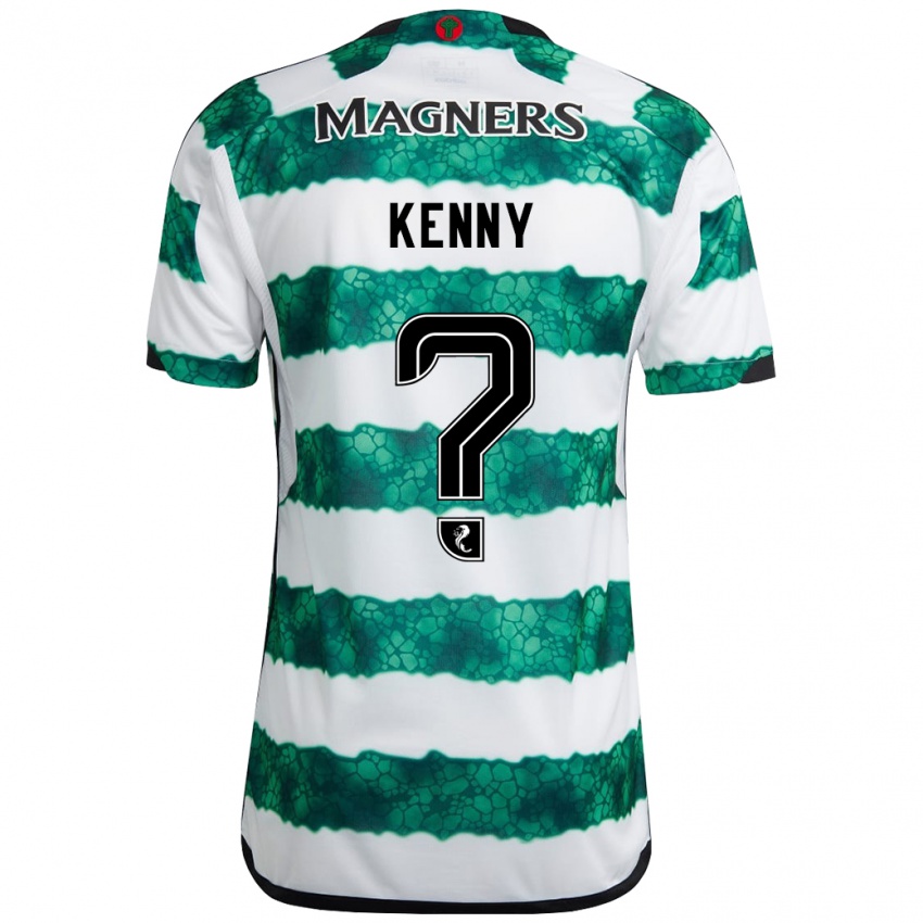 Niño Camiseta Johnny Kenny #0 Verde 1ª Equipación 2023/24 La Camisa