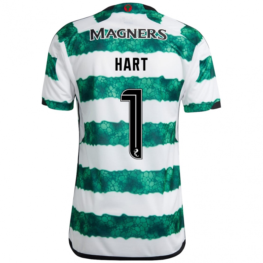 Niño Camiseta Joe Hart #1 Verde 1ª Equipación 2023/24 La Camisa