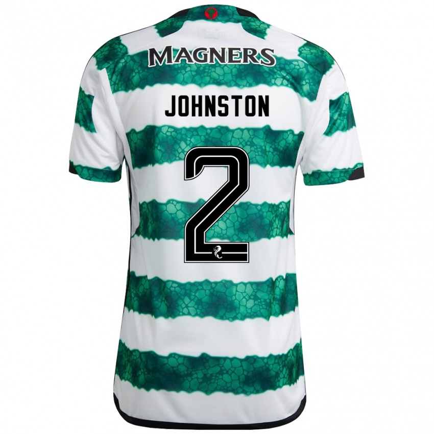 Niño Camiseta Alistair Johnston #2 Verde 1ª Equipación 2023/24 La Camisa