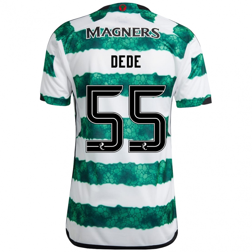 Niño Camiseta Josh Dede #55 Verde 1ª Equipación 2023/24 La Camisa