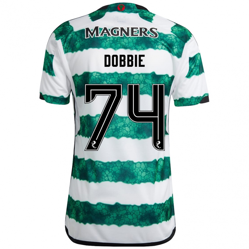 Niño Camiseta Lewis Dobbie #74 Verde 1ª Equipación 2023/24 La Camisa