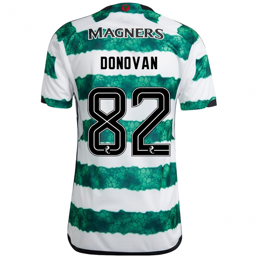 Niño Camiseta Colby Donovan #82 Verde 1ª Equipación 2023/24 La Camisa