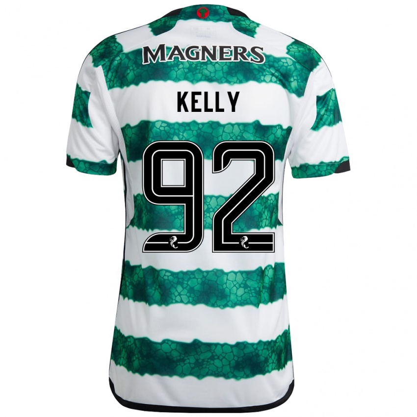 Niño Camiseta Daniel Kelly #92 Verde 1ª Equipación 2023/24 La Camisa