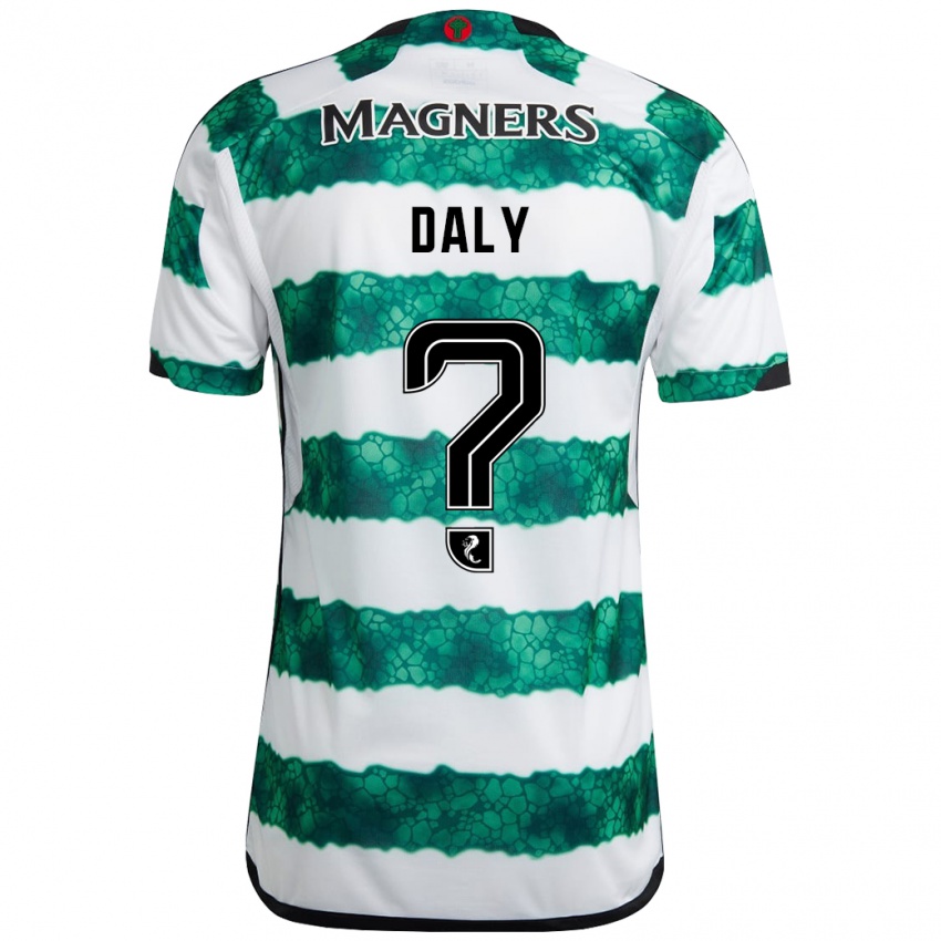 Niño Camiseta Kayden Daly #0 Verde 1ª Equipación 2023/24 La Camisa