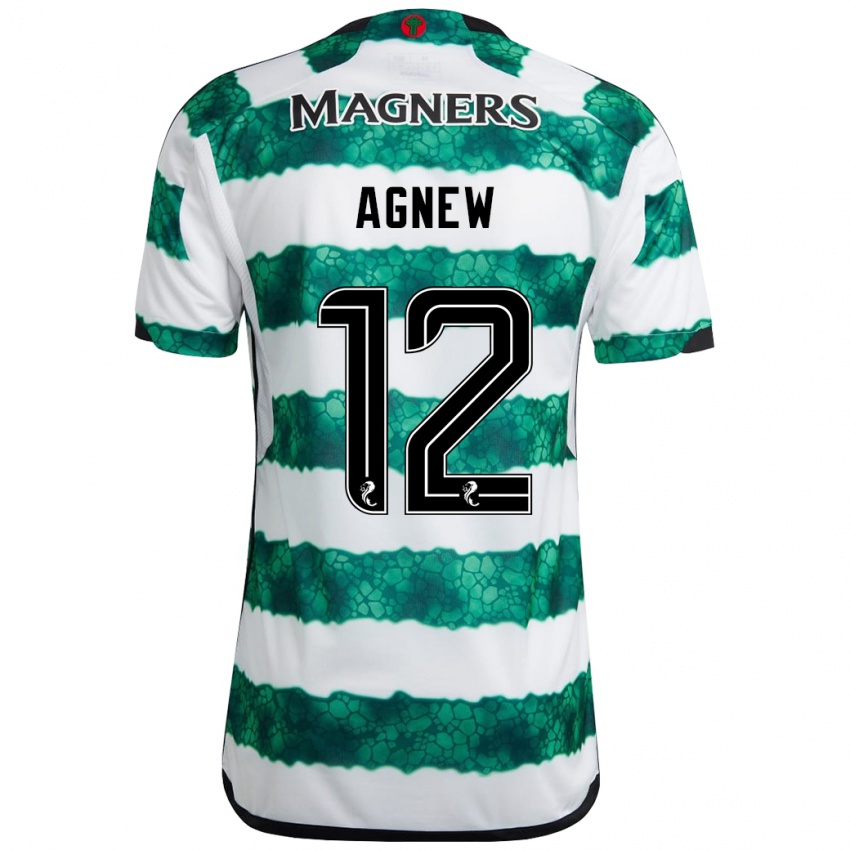 Niño Camiseta Murphy Agnew #12 Verde 1ª Equipación 2023/24 La Camisa