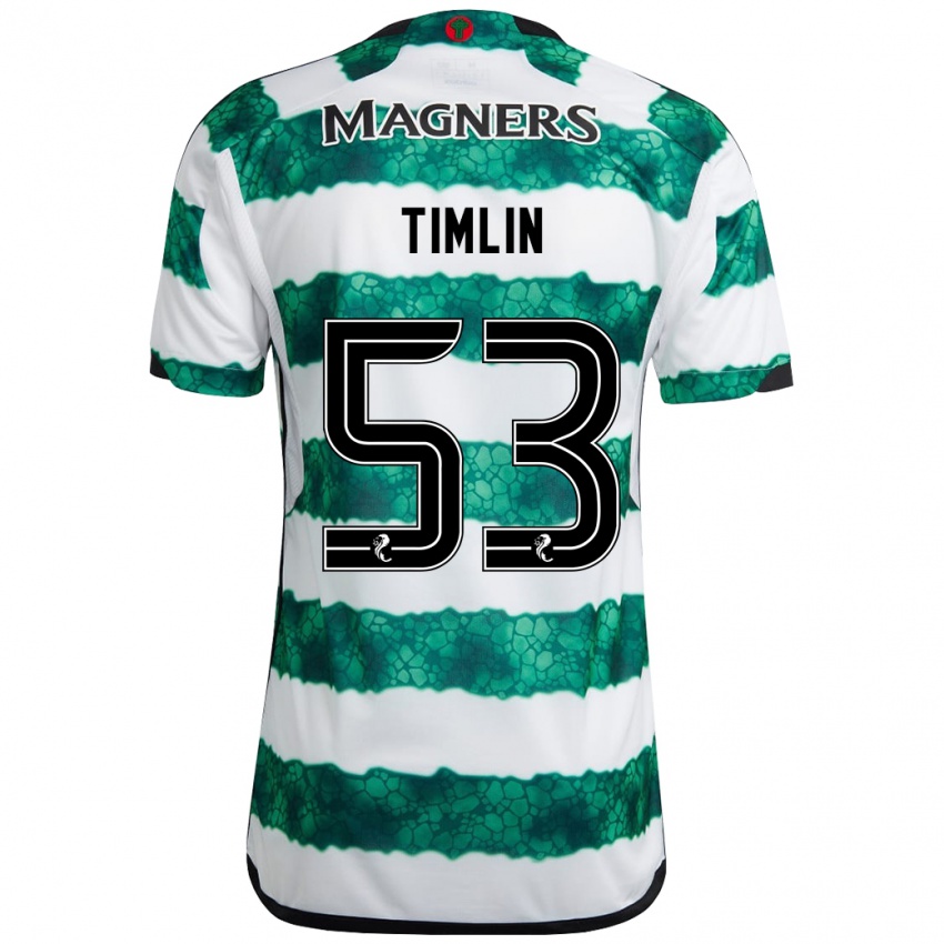 Niño Camiseta Sophie Timlin #53 Verde 1ª Equipación 2023/24 La Camisa