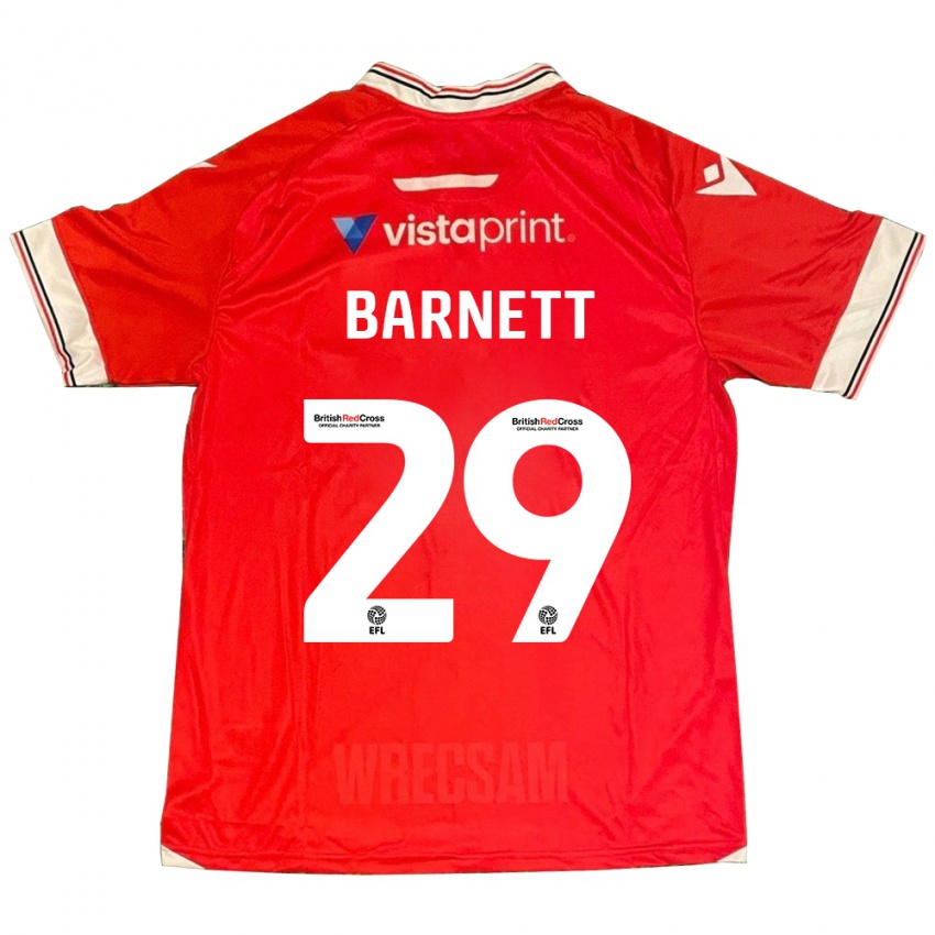 Niño Camiseta Ryan Barnett #29 Rojo 1ª Equipación 2023/24 La Camisa