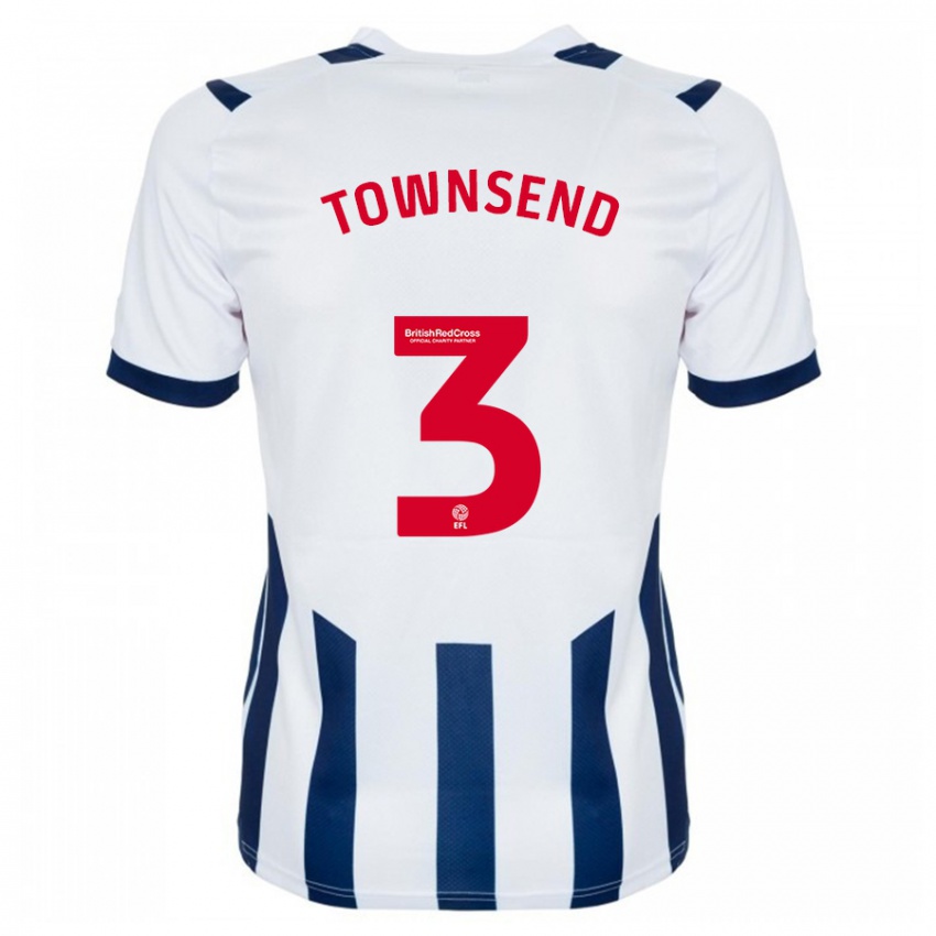 Niño Camiseta Conor Townsend #3 Blanco 1ª Equipación 2023/24 La Camisa