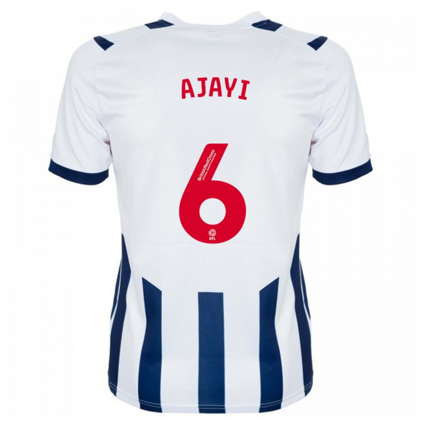 Niño Camiseta Semi Ajayi #6 Blanco 1ª Equipación 2023/24 La Camisa