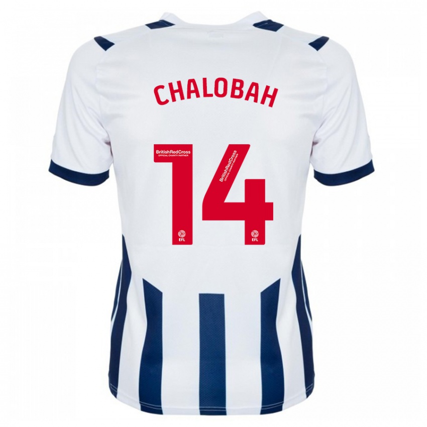 Niño Camiseta Nathaniel Chalobah #14 Blanco 1ª Equipación 2023/24 La Camisa