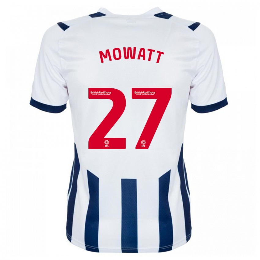 Niño Camiseta Alex Mowatt #27 Blanco 1ª Equipación 2023/24 La Camisa