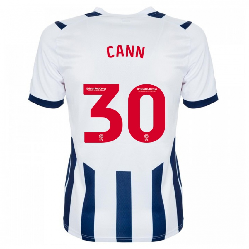 Niño Camiseta Ted Cann #30 Blanco 1ª Equipación 2023/24 La Camisa