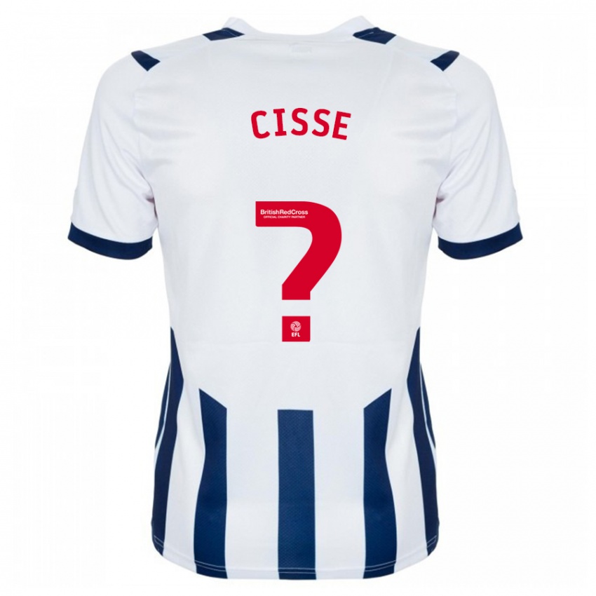 Niño Camiseta Ben Cisse #0 Blanco 1ª Equipación 2023/24 La Camisa