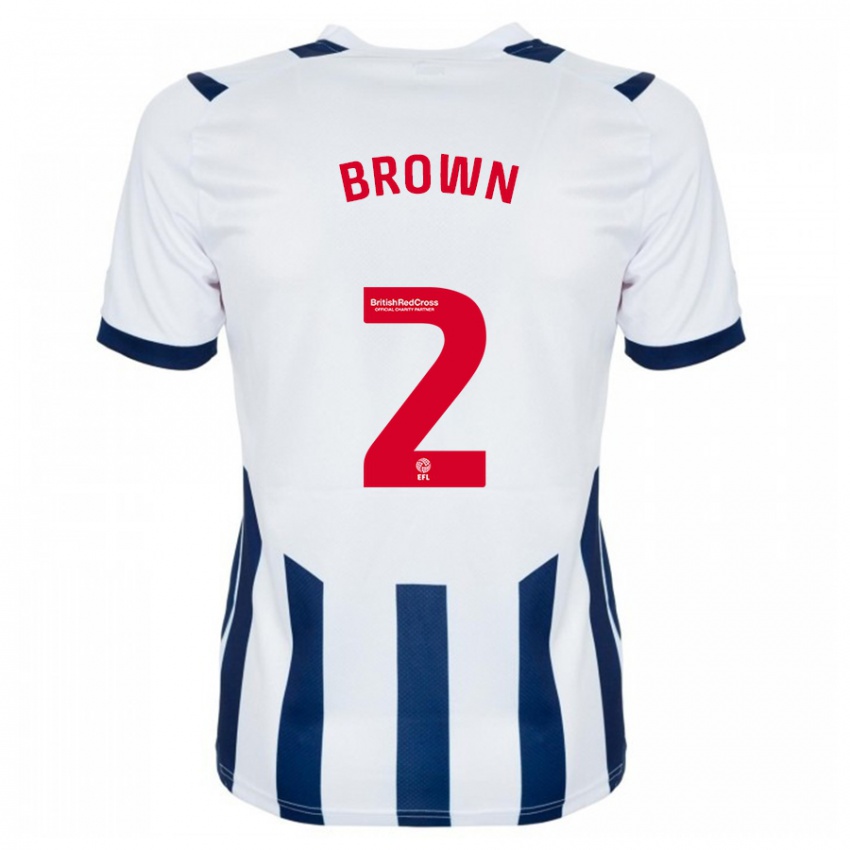 Niño Camiseta Ashlee Brown #2 Blanco 1ª Equipación 2023/24 La Camisa