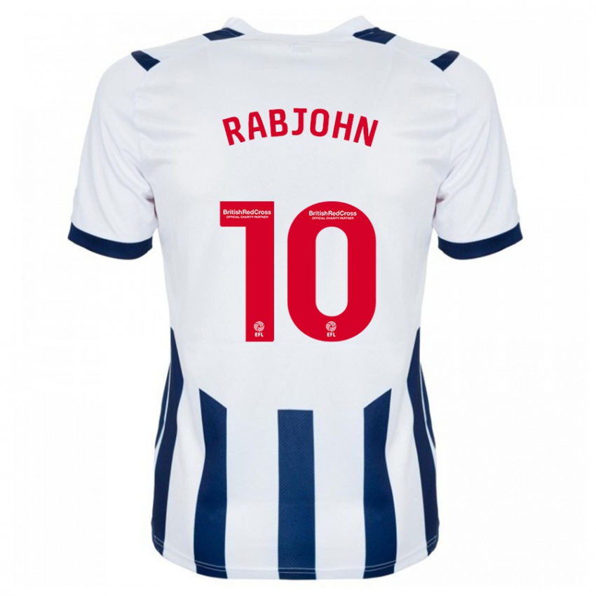 Niño Camiseta Olivia Rabjohn #10 Blanco 1ª Equipación 2023/24 La Camisa