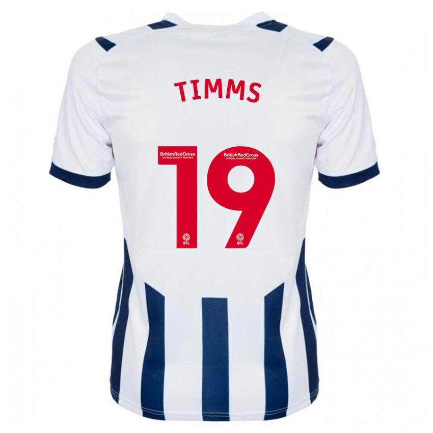 Niño Camiseta Maria Timms #19 Blanco 1ª Equipación 2023/24 La Camisa