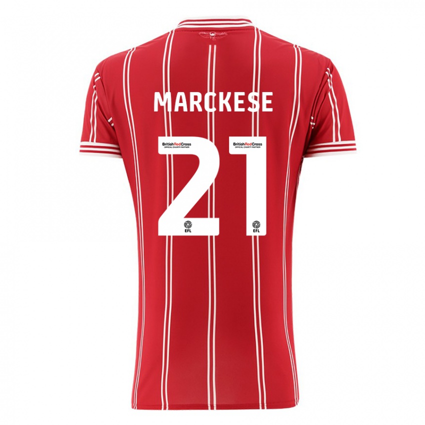 Niño Camiseta Kaylan Marckese #21 Rojo 1ª Equipación 2023/24 La Camisa