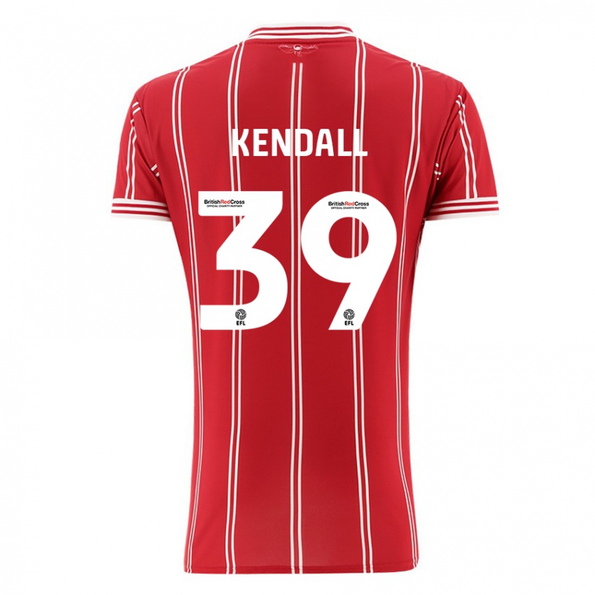 Niño Camiseta Maya Kendall #39 Rojo 1ª Equipación 2023/24 La Camisa