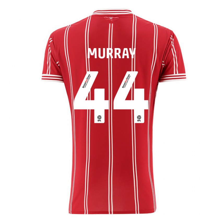 Niño Camiseta Satara Murray #44 Rojo 1ª Equipación 2023/24 La Camisa