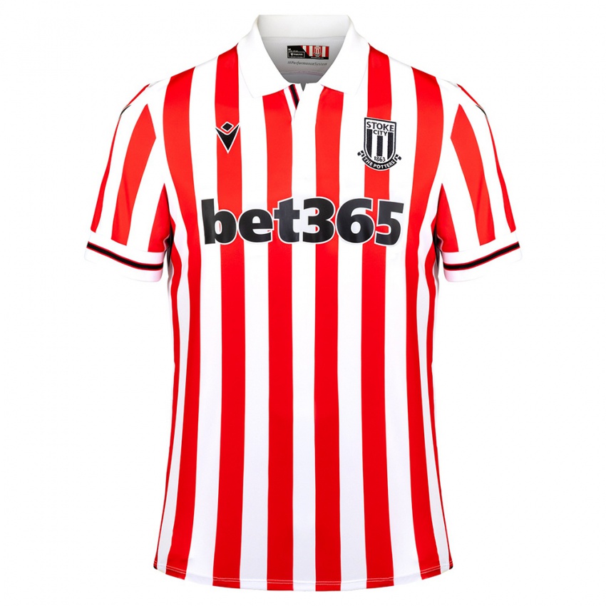 Niño Camiseta Lynden Gooch #2 Rojo Blanco 1ª Equipación 2023/24 La Camisa